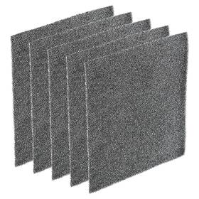 Uxcell 634149458578 5 Pack 120mm Filter Foam Sponges Sponge Sheet Replacement Media Pad Black