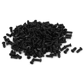 Uxcell 709874413991 M4x8mm Tapping Screw Black Zinc Plated Phillips Computer Case Fan 300pcs