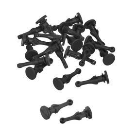 Uxcell 723115115475 20pcs 9mm X 22.7mm Silicone Case Fan Mount Screws Pin Rivet Reduce Vibration