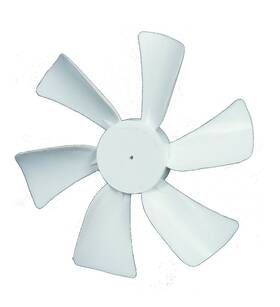 65491 Ventmate White 6 Inch Replacement Ventline Fan Blade With 0.094 Round Bore 1