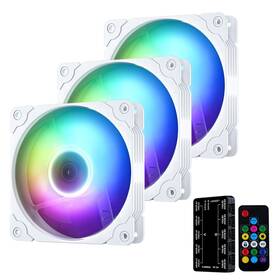 Vetroo 779776759299 3-pack Computer Case Fans 120mm Address Rgb And Pwm Cooling High Pe
