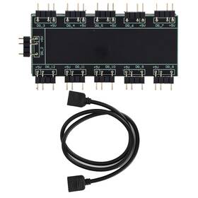 Vikyer257of40sb-02 Vikye Computer Fan Rgb Hub Pc Mod Motherboard 10 Channel Extension