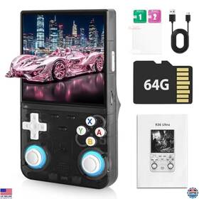 Sd-r36u-b Visit The Forlarme Store R36ultra Retro Handheld Console - Open Source Linux 30 000 Games 4 Inch Display
