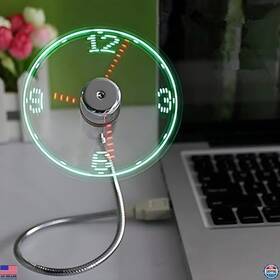 Evn-006 Visit The Onxe Store Led Usb Clock Fan With Real Time Display Function Stocking Stuffers For Men