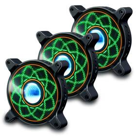 Kzfs-03 Vzxab 120mm Rgb Case Pc Fans Cooler Fan With Max 1650 Rpm Low Noise Cooling Bla