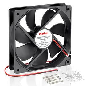 12025h12v2p2.5 Wathai 120x120x25mm 120mm 12v 0.45a 2pin Dc Brushless Cooling Fan