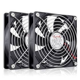 12025s12v2p2.5high Wathai 120mm X 25mm 12v Computer Case Cooling Fan 12 Volt 2pin High Perform