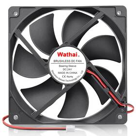 12025s24v2p2.5 Wathai 120x120x25mm 120mm 24v Case Fan Pc Cooling Dc Brushless Motor High Ai