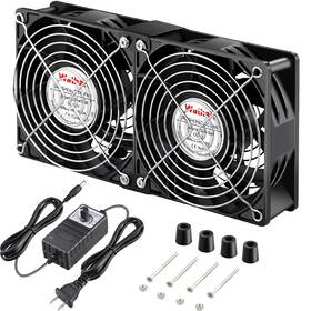 240m-fan Wathai 120mm 240mm X 38mm Computer Fan With Ac Plug Powerful Big Airflow Variable Sp