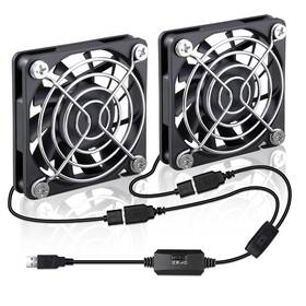 2pcs6010s5vusb-f Wathai 2 Packs 60mm X 10mm Usb Computer Fan 5v With Speed Control Dc Brushless C
