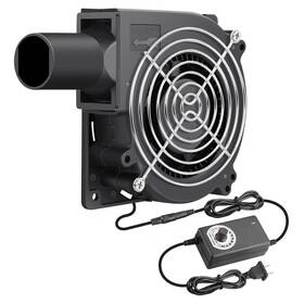 Wathai 313102055091 120mm X 32mm Dual Ball Blower Fan 12v With 110v - 240v Ac Plug Variable S