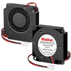 4010s5v2p Wathai 2packs Dc Blower Fan 4010 Radial Cooling 5v 2 Pin 40mm X 10mm Dual Ball