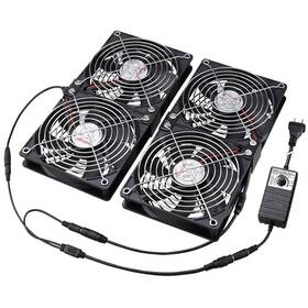 Wathai 702334356029 4 X 120mm Gpu Mining Rigs Server Racks Fan With 100v - 240v Ac Power V
