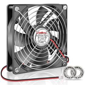 Wathai 702334356333 120mm X 25mm 12v Dc Brushless Cooling Fan Dual Ball High Speed 2pin For Compu