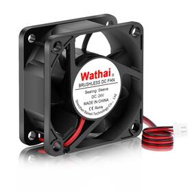 Wathai 702334356579 60mm X 25mm 24v Case Fan 2pin Dc Brushless For Diy Exhaust Cooling Project
