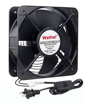 2060 Wathai 702334356753 Ac 200mm Case Fan 110v 120v Dual Ball High Performance Industrial