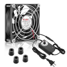 Wathai 726084135109 80mm Small Computer Cooling Fan With Ac Plug 110v 120v 220v 240v Enh