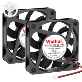 Wathai 744759111401 Dc Exhaust Cooler Fan 60mm X 15mm 12v 2pin Brushless Cooling