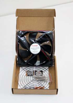 B07ps2gdrs Wathai 120x120x25mm 120mm 12v 0.45a 2pin Dc Brushless Cooling Fan Nib