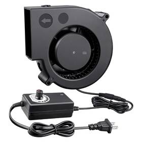 Wderair 313114236273 97mm X 33mm Blower Fan Dual Ball 12 Volt High Cfm 110v 220v Variable Speed