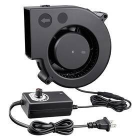 Wderair 702334355473 97mm X 33mm Blower Fan Dual Ball 12 Volt High Cfm 110v 220v Variable Speed Co