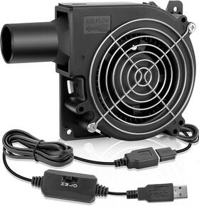 Wderair 744110896145 120mm X 32mm Usb 5v Brushless Centrifugal Blower Multi-speed Control Fan With Tu