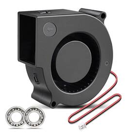 Wderair 7530b12v2p Small 12v Dc 75mm X 30mm Centrifugal Brushless Blower Fan High Speed Inflatab