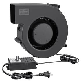Wd1440db Wderair 140mm X 40mm Dual Ball Big Airflow Centrifugal Blower Fan 12 Volt With Ac Var