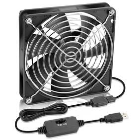 Wd1450da Wderair 140mm X 25mm Dc 5v Usb Brushless Case Cooling Fan For Tv 14025