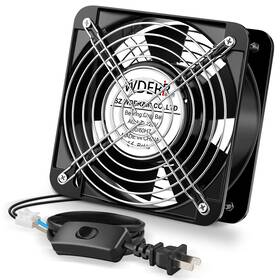 Wd1550aa Wderair Big Airflow Axial 110v 120v Ac 150mm X 50mm Metal Fan For Diy Greenhouse Rv