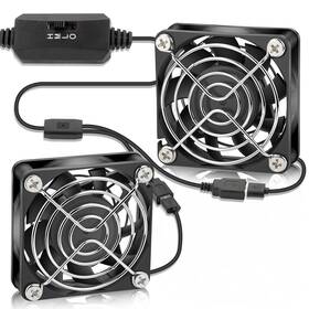 Wd6015da Wderair 60mm Dual Usb Fans For Pc Laptop Router Cooling