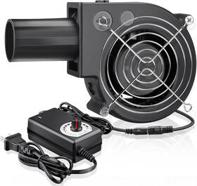 Wd9733db Wderair 97mm X 33mm Bbq Blower Fan 12v With 120v 240v Ac Plug Variable Speed Controller