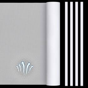 Yx-woanger-4114 Woanger 1 Pcs 1000 X 300 Mm Diy Pc Case Dust Filter Fan Mesh White