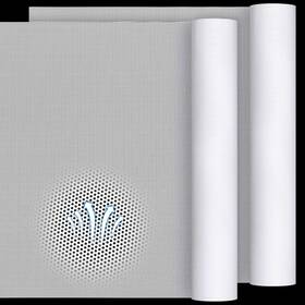 Yx-woanger-4305 Woanger 2 Pack Pc Dust Filter Roll 1000x300mm Pvc Mesh Cover Floor Vent White