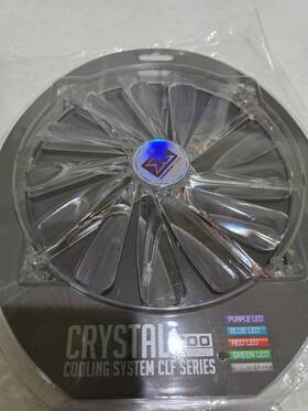 Xigmatek 883371001735 Crystal Series Clf-f2003 200mm Green Led Case Fan New 200x200x20