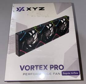 Xyzsa-937-20250400100 Xyz Vortex Pro Performance Fan A-rgb Wireless Control Regular Airflow Gaming