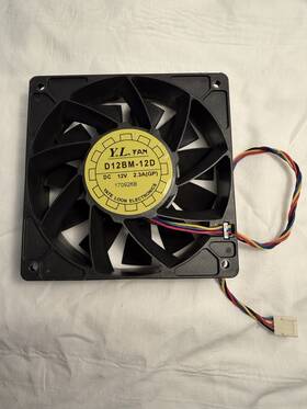 D12bm-12d Yate Loon D12bm12d 120mm Server Cooling Fan 12v 2.3a 4-pin Tested