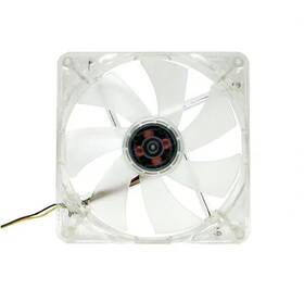 D14sm-124r Yate Loon 140x140x25mm Clear Medium Speed Fan With Quad Red Led 4pack