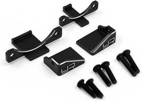 Ya-0650bk Yeah Racing 00107419 Aluminum 30mm And 40mm Fan Mount Black