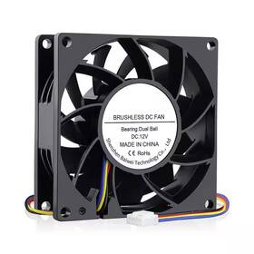 Yichuhaoxi 445037244202 Pc Computer Case Fan Pwm 12-volt 4-pin High Static Pressure For Server Box E