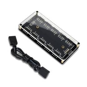 Ymh2024008 Yimaihui 12v 4pin Rgb Led Hub 11 Way 4 Pin Splitter Controller With Acrylic