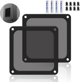 Yimateeco 445003366334 Dust Filter Pc 120mm For Computer Cooler Fan/psu/routers Nylon 80 Mesh Magnetic