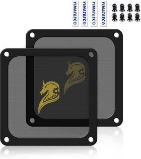 Yimateeco-pc2bk024 Yimateeco 140mm Fan Filter Pc Dust Pvc Gentleman - 2pack 140 Black