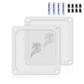 Yimateeco-pc2wh021 Yimateeco 120mm Pc Dust Filter Fan Computer Grills Mesh Magnetic Frame