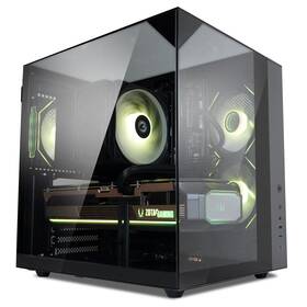 Zalman 800263650965 Zqbe Atx Mid Tower Pc Case 3 X Pwm Argb Fans With Multi-port Fan Hub