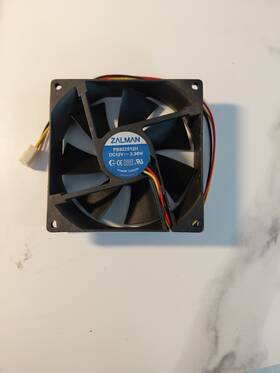 Ps922512h Zalman 92mm 12v Dc Case Fan 3-pin Quiet Cooling 3.36w Tested