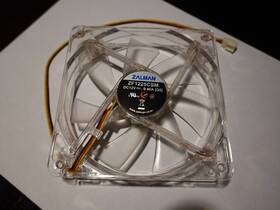 Zf1225csm Zalman 120 Mm 3-pin Silent Led Case Fan Red Model