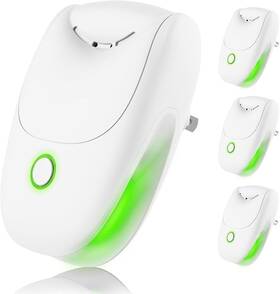Zennithon 740625473420 Plug In Air Ionizer 4 Pack Ion Pure 2-speed Quiet Mini Negative Ionic Pu
