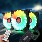 Zgp3399222 Insma Gaming Computer Case Adjustable Rgb Led Cooling Fan Remote