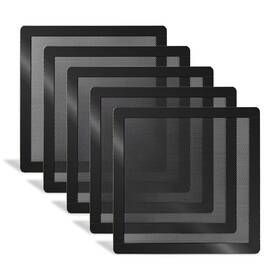 Zhaoyao 787794927064 140mm Pc Fan Dust Filter Magnetic Frame Computer Grills Black 140